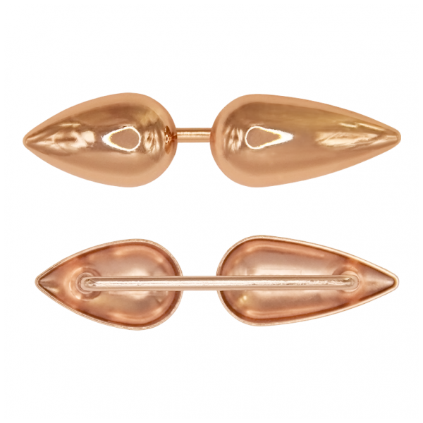 6493ПРМ золото, пряжка металл 18,6*72,5мм